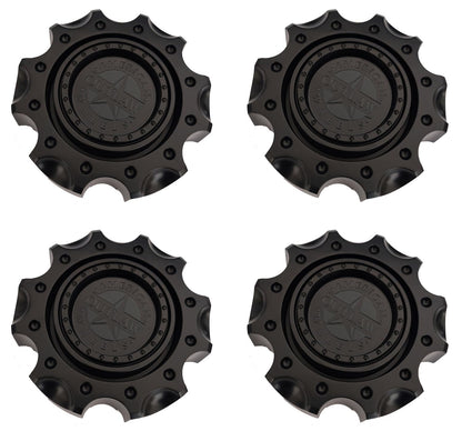 Matte Black G205-6V-01 Wheel Center Cap 4Pcs