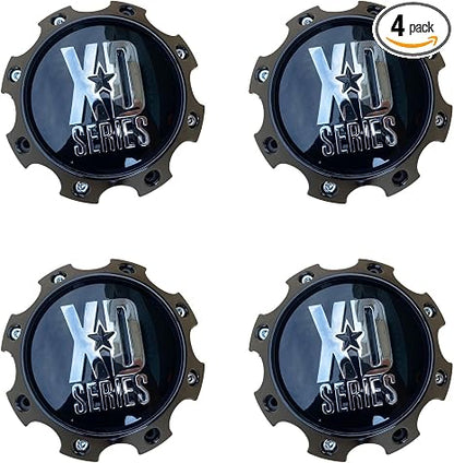 Wheel Center Cap KMC XD Series 1079L170 8 Lug XD797 XD798 Wheel Hub Cap Glossy B