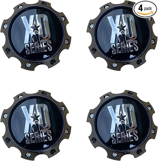 Wheel Center Cap KMC XD Series 1079L170 8 Lug XD797 XD798 Wheel Hub Cap Glossy B