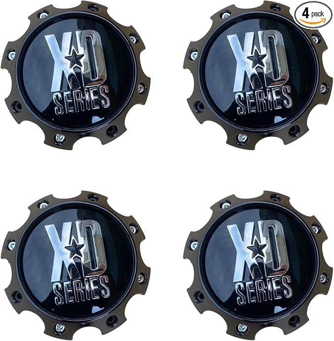 Wheel Center Cap KMC XD Series 1079L170 8 Lug XD797 XD798 Wheel Hub Cap Glossy B