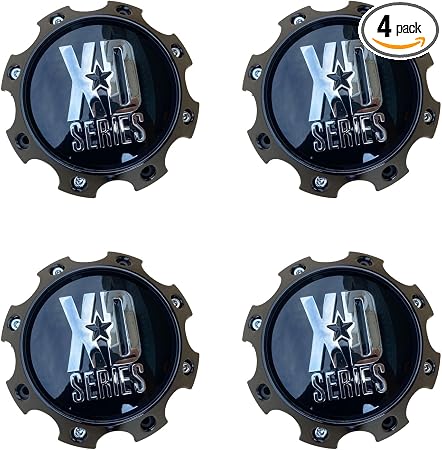Wheel Center Cap KMC XD Series 1079L170 8 Lug XD797 XD798 Wheel Hub Cap Glossy B