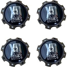 Wheel Center Cap KMC XD Series 1079L170 8 Lug XD797 XD798 Wheel Hub Cap Glossy B