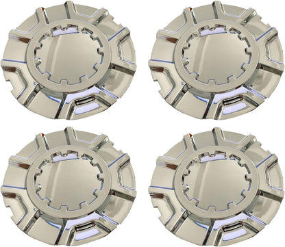 Chrome Wheel Center Hub Caps C153C, Set of 4 CV243-0