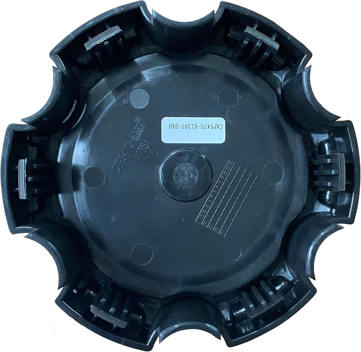 Matte Black Wheel Center Cap Hub Cap 5470-61397 for American Outlaw 1PC