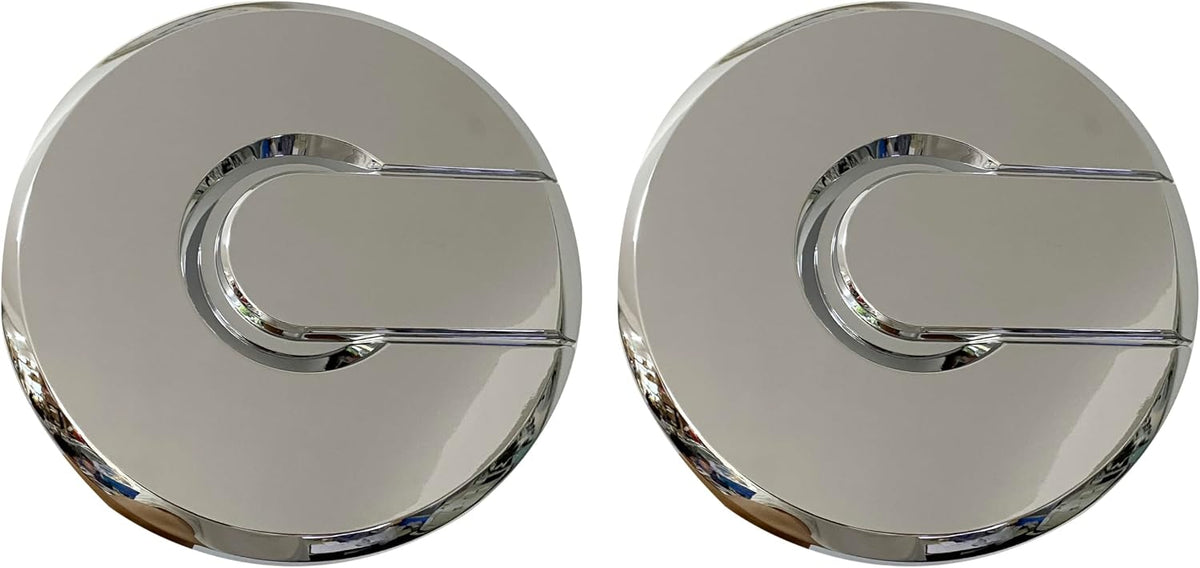 Chrome Wheel Center Cap Silver for Hummer H2 2003-2008 Hub Cap 9595931 9594462 2Pcs