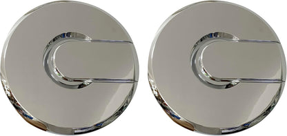 Chrome Wheel Center Cap Silver for Hummer H2 2003-2008 Hub Cap 9595931 9594462 2Pcs