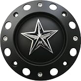 Wheel Center Cap KMC XD Series Rockstar Wheel Hub Cap 1000775 Matte Black 1PC