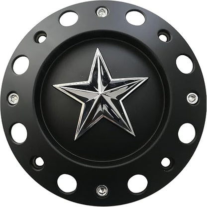 Wheel Center Cap KMC XD Series Rockstar Wheel Hub Cap 1000775 Matte Black 1PC
