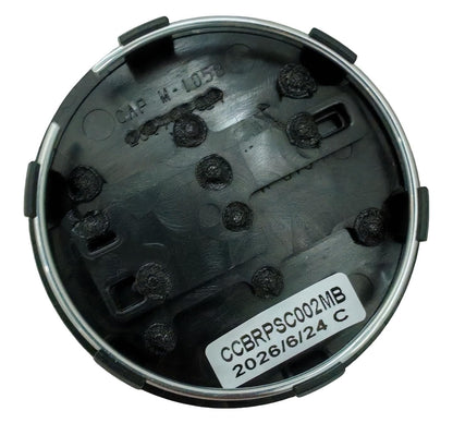 CCBRPSC002 Matte Black Wheel Center Cap Black Rhino Hub Cap (PSC002) 4PCS