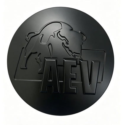 Wheel Center Cap Matte Black AVE 20404- Cap Hub Cap 4.875", 1PC