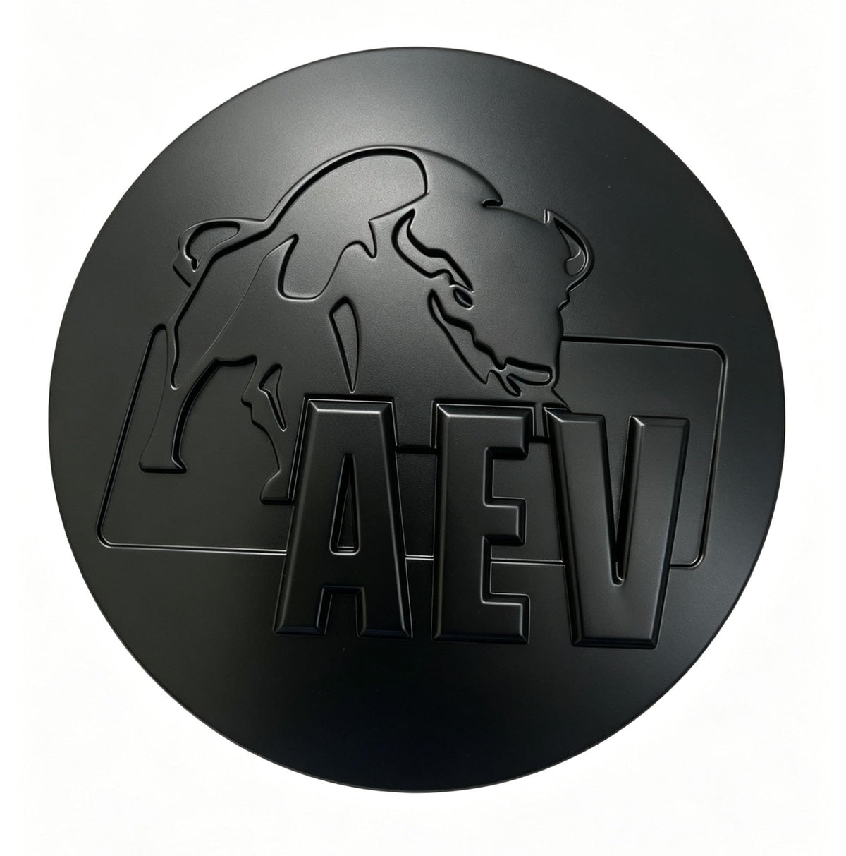 Wheel Center Cap Matte Black AVE 20404- Cap Hub Cap 4.875",4PCS