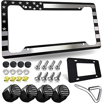 2pcs Car Palm Tree Tropical Life is Good at Beach License Plate Frame Cover Hold