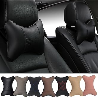 Car 2Pcs Leather Sport Car Seat for Silverado Z71 Off Road Pillow for Travel Nec