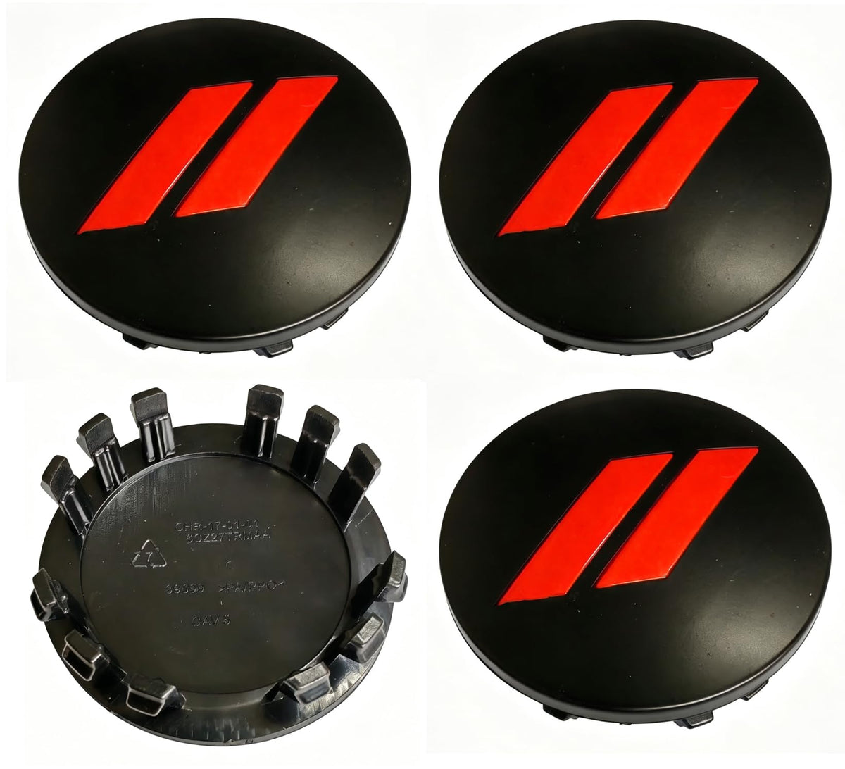 4PC Wheel Center Cap Hub Cap for Dodge Charger Challenger Durango, 6CZ27RNWAA, 6CZ27NTSAA D063L-BR