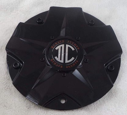 2 Crave C518702 Wheels Gloss Black Center Caps (1 CAP)