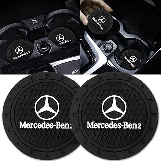 Stainless Steel License Plate Tag for Car (Black for MercedesBenz)