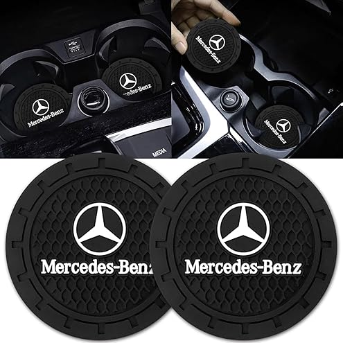 Stainless Steel License Plate Tag for Car (Black for MercedesBenz)