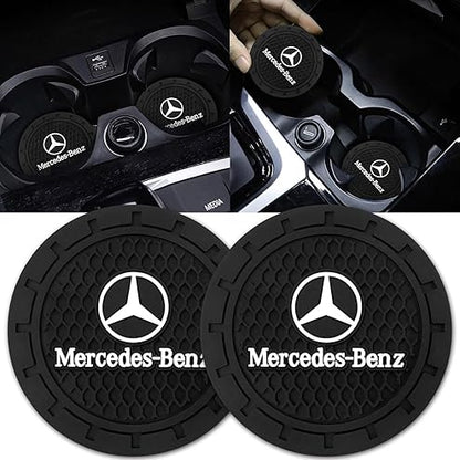 Stainless Steel License Plate Tag for Car (Black for MercedesBenz)