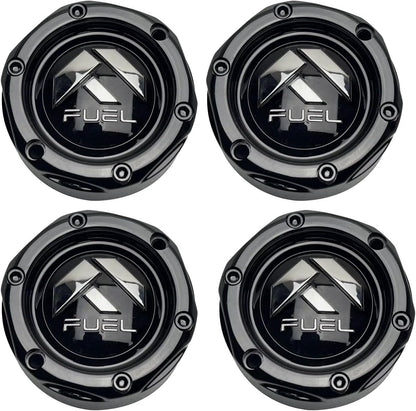 Gloss Black Wheel Center Cap for Fuel 1003-42 4PCS