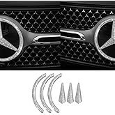 C300 Trunk Side Badge Silver Bling Letter Emblem Crystal for Mercedes Benz Ice O