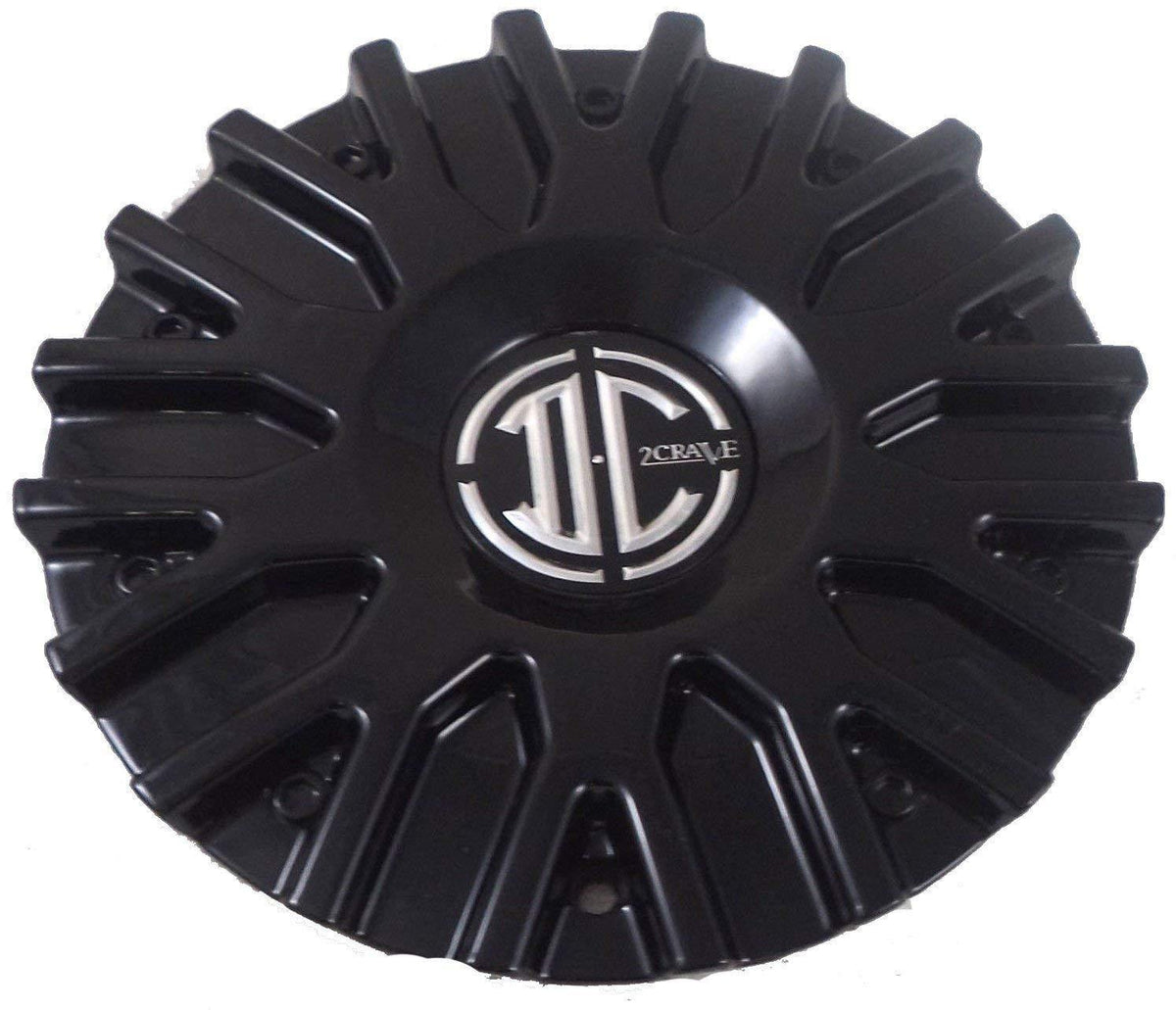 2 Crave # C106101-2295 CAP Wheels Gloss Black Custom Wheel Center Cap (1 CAP)