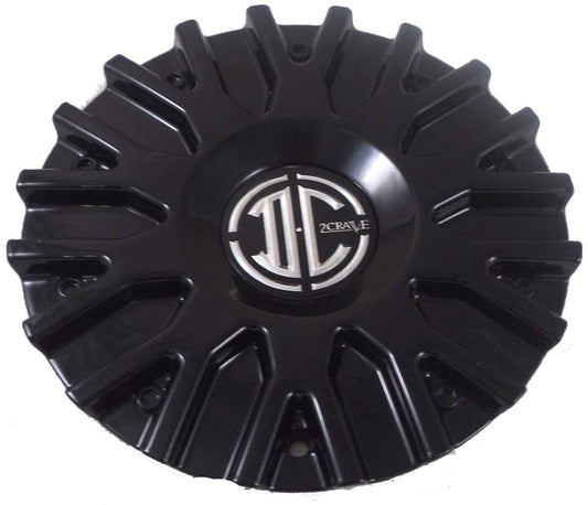 2 Crave # C106101-2295 CAP Wheels Gloss Black Custom Wheel Center Cap (1 CAP)