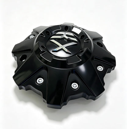 Offroad Wheel Center Cap Matte Black C-506-1 C-506-UP LG1215-09 Hub Cap w/Screws, 4PC