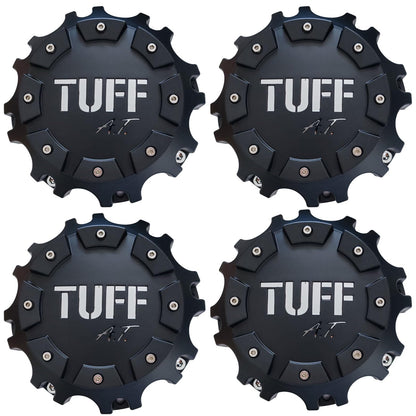 Black C6119-6CAP Tuff A.T. Wheel Center Cap Hub Cover C6119-8 4PCS