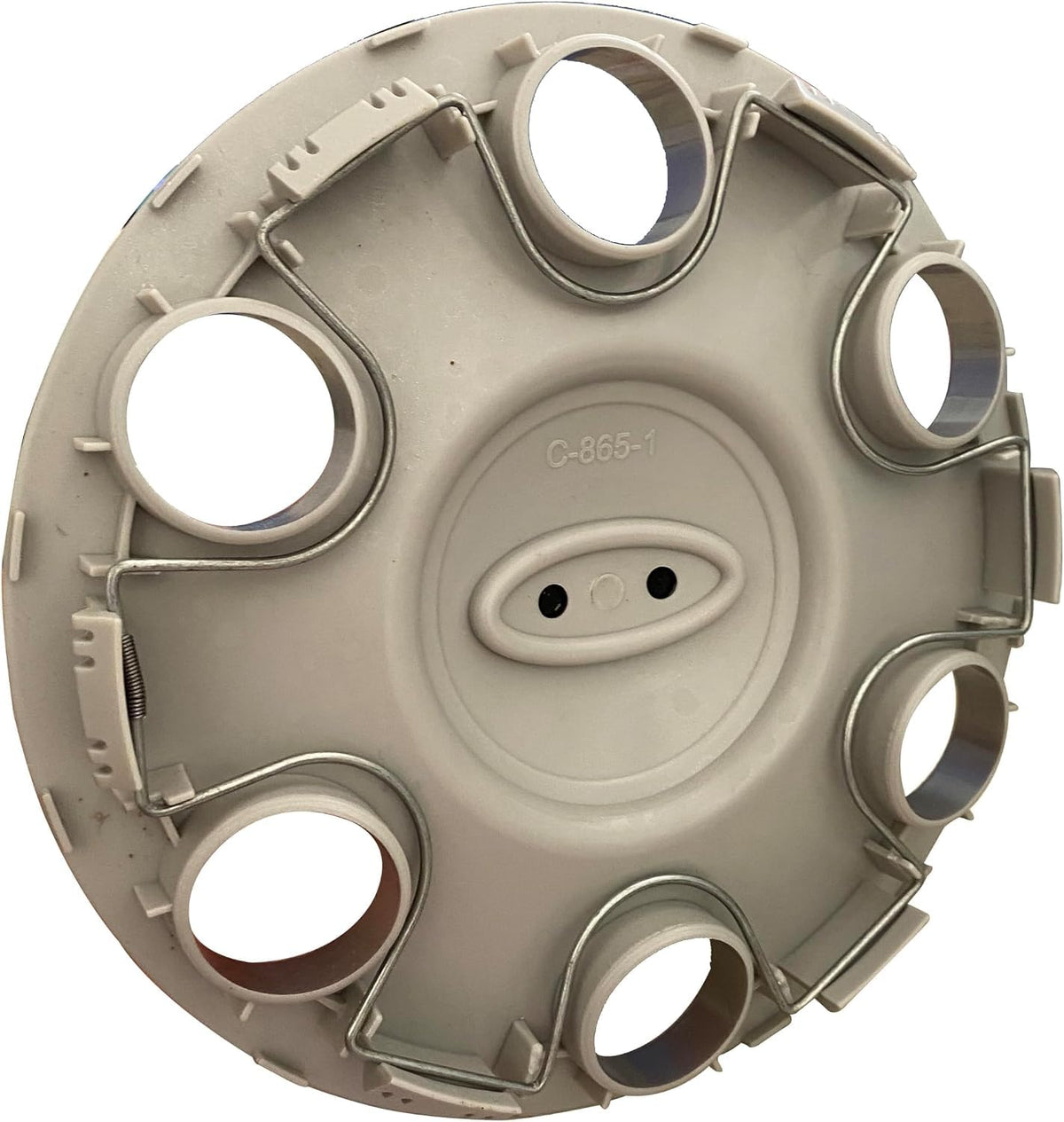 Wheel Hub Center Cap, Silver Finish, Part C-865-1 4PC