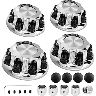 4PCS Wheel Center Cap Hub Cap Cover 46272/46268 for Silverado 2500 3500 Van Subu