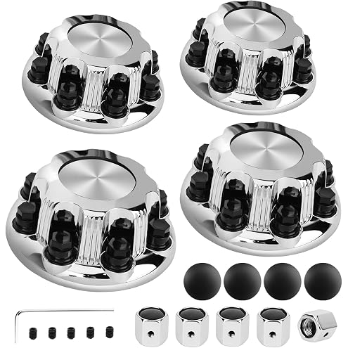 4PCS Wheel Center Cap Hub Cap Cover 46272/46268 for Silverado 2500 3500 Van Subu