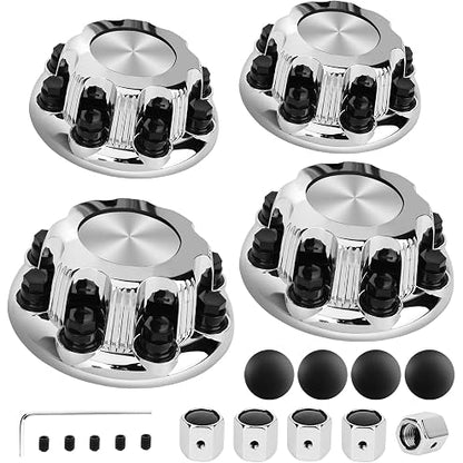 4PCS Wheel Center Cap Hub Cap Cover 46272/46268 for Silverado 2500 3500 Van Subu
