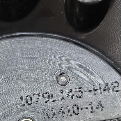 Matte Black 1079L145-H42 Wheel Center Cap 4Pcs