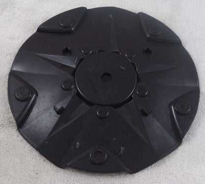 2 Crave C518702 Wheels Gloss Black Center Caps (4 CAPS)
