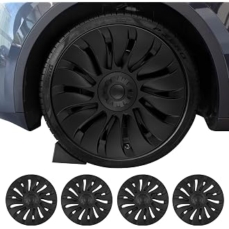 4PCS Black Wheel Center Cap Hub Cap Cover for Tesla CyberTruck