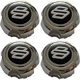 Glossy Black M060-B Wheel Rim Center Hub Cap 60mm/2.25'' Compatible with Mitsubi