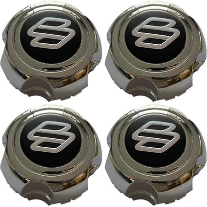 Glossy Black M060-B Wheel Rim Center Hub Cap 60mm/2.25'' Compatible with Mitsubi