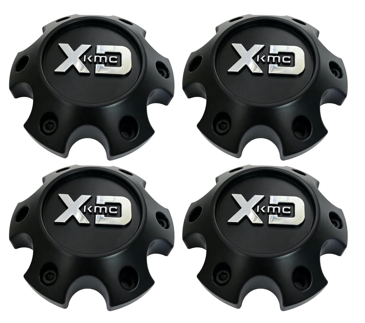 Matte Black 1275S06 Wheel Center Cap 4Pcs