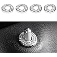 C300 Trunk Side Badge Silver Bling Letter Emblem Crystal for Mercedes Benz Ice O
