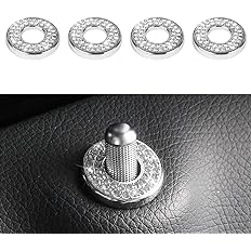 C300 Trunk Side Badge Silver Bling Letter Emblem Crystal for Mercedes Benz Ice O