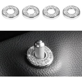 C300 Trunk Side Badge Silver Bling Letter Emblem Crystal for Mercedes Benz Ice O