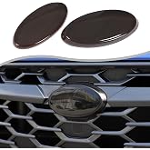 2PCS Front Grille + Rear Trunk Lid Emblem Nameplate for W-R-X 2015+ SB-02-R (Red