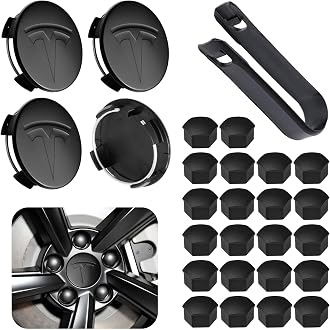 4PCS Wheel Center Cap Hub Cap Cover 1188233-00-A for Model Y 20in Wheels Wheels 