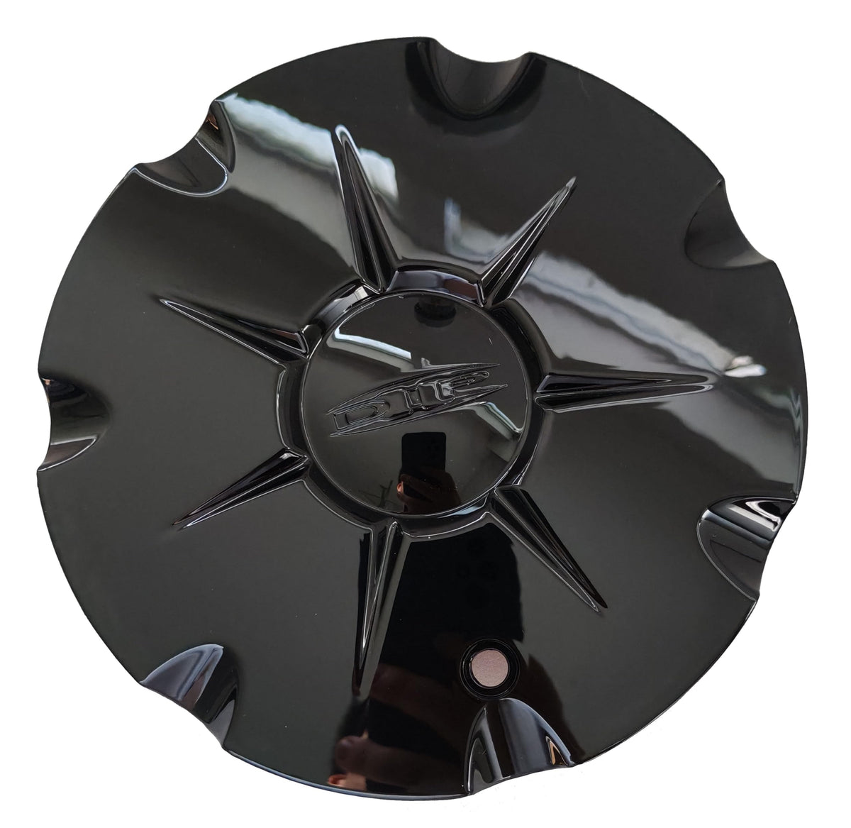 C10D25 Gloss Black Wheel Center Cap DIP Hub Cap LG0509-21,1Pc