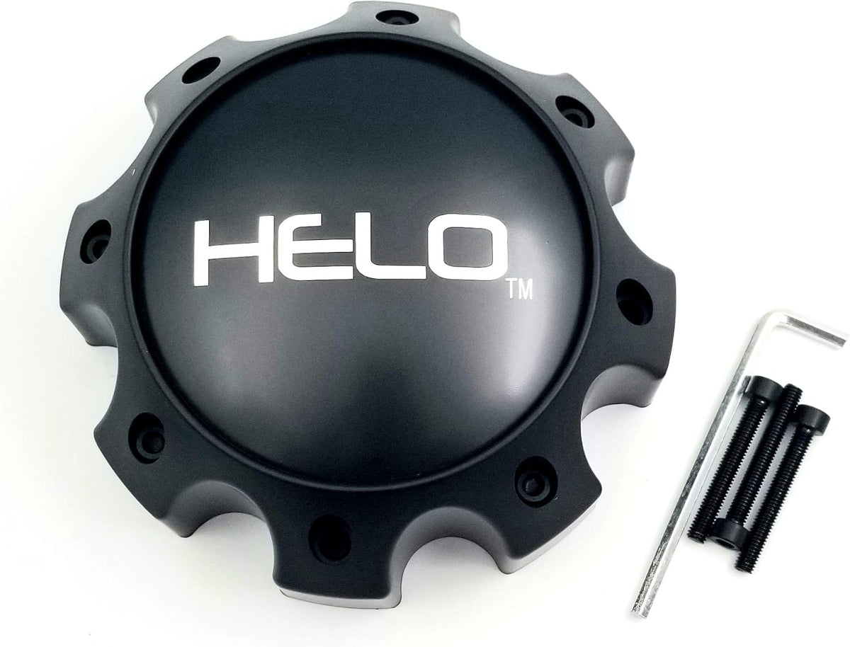 Helo Wheels 1079L170HE1SB S057L170 (MB) CAP-S057L170 Satin Black Center Cap