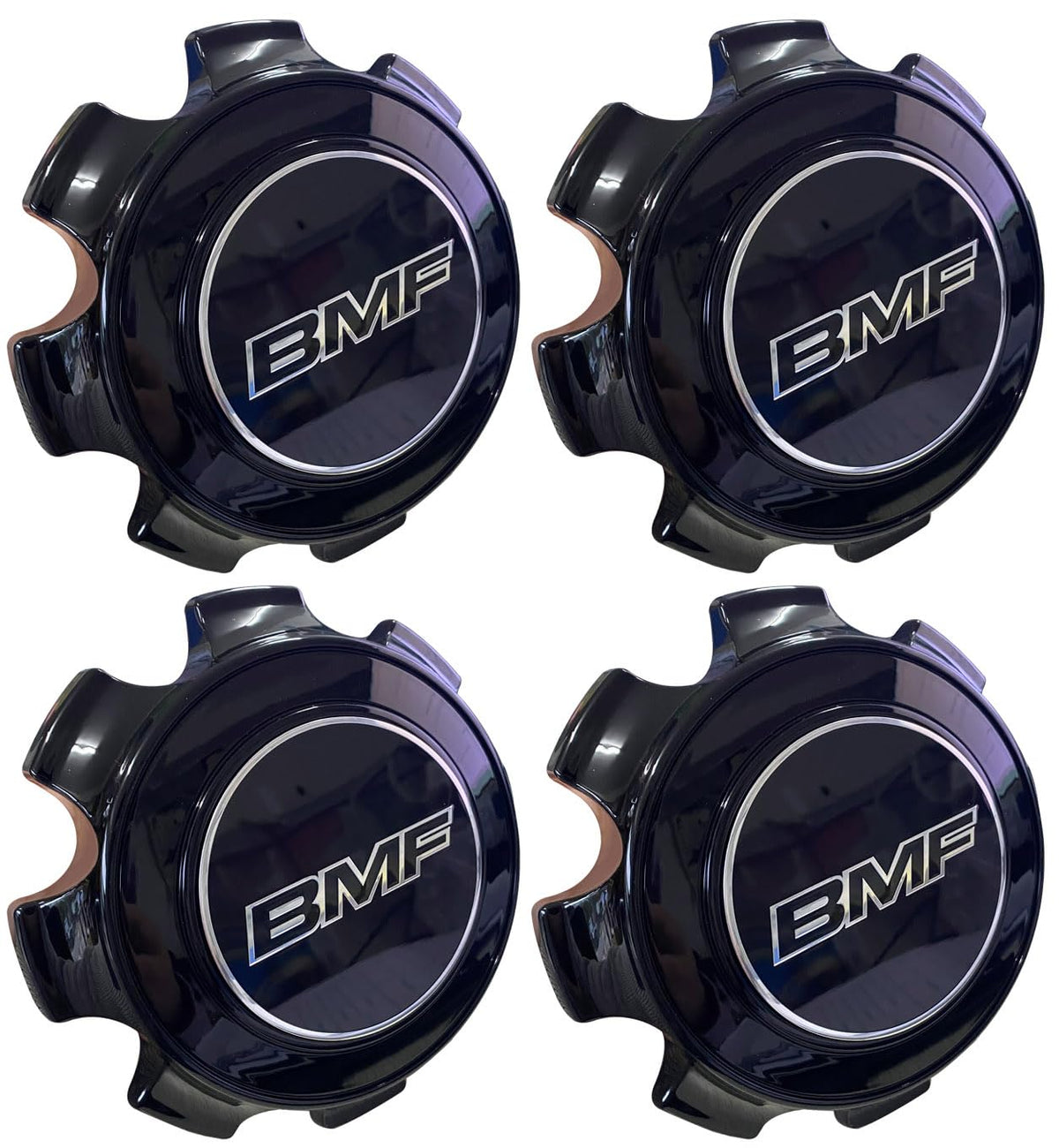 Gloss Black BMFCC01 Wheel Rim Center Hub Cap 83452010F 4PCS