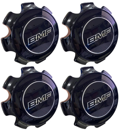 Gloss Black BMFCC01 Wheel Rim Center Hub Cap 83452010F 4PCS