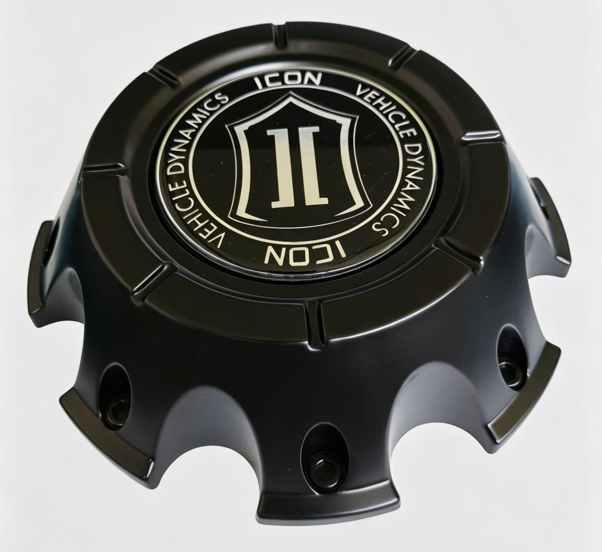 8170H1 Matte Black Wheel Center Cap ICON Vehicle Dynamics Hub RW-CAP-8170H LG2101-22, 1PC