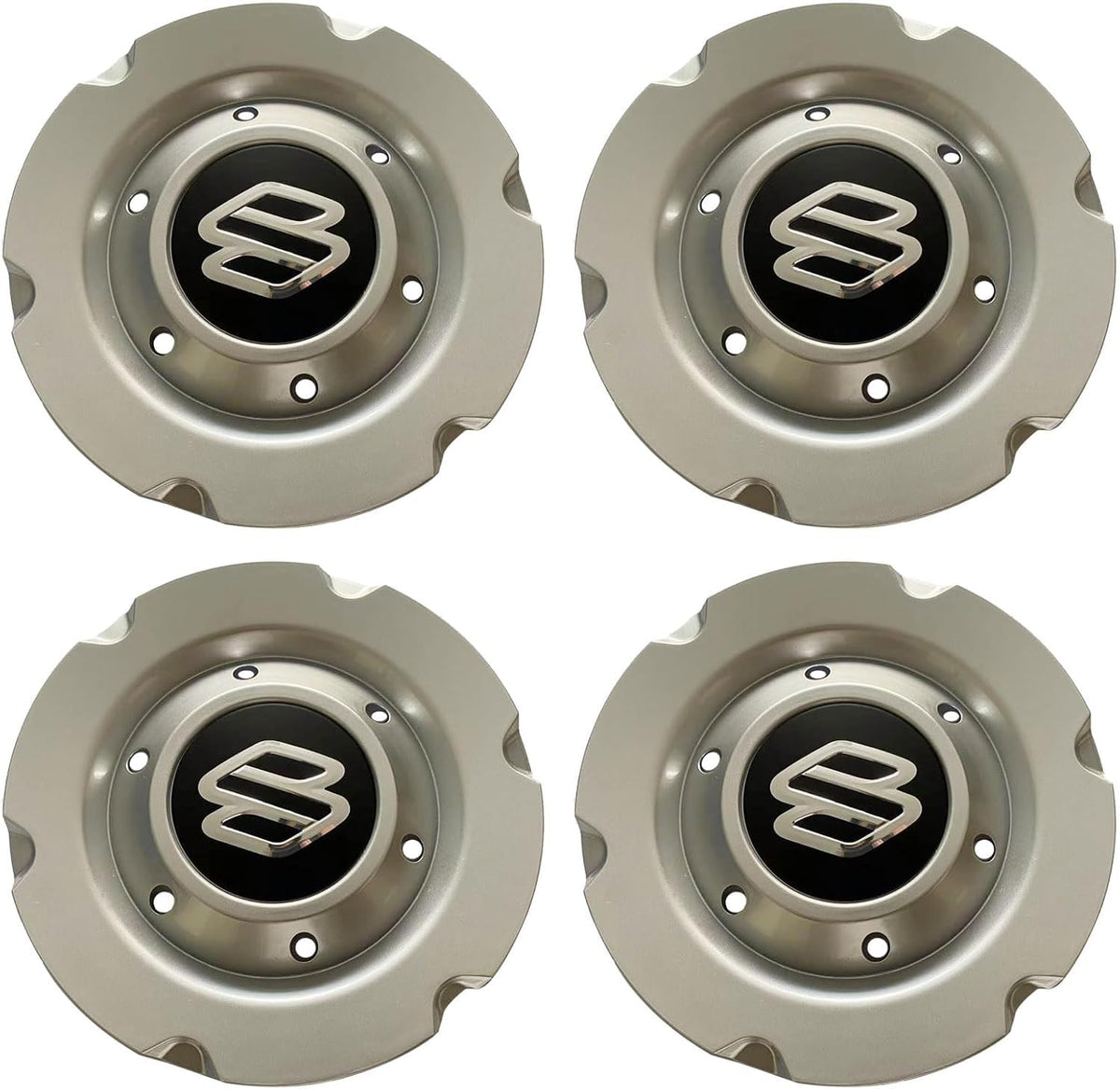 4pcs Silver Wheel Center Cap Hub Cover 2455 ForSUZUKI Grand Vitara 2001 2002 2003
