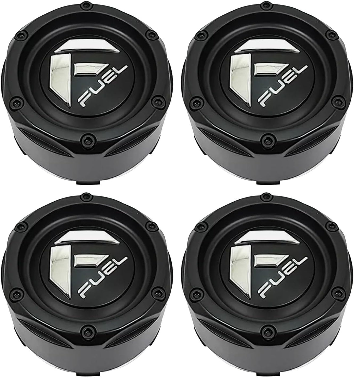 Matte Black Wheel Center Cap for Fuel 1003-49 4PCS